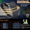 Warm Slippers with Four Heating Settings, Cordless Foot Warmers Designed for Chilly Feet, Perfect for Cold Weather. These Cozy Indoor And Outdoor Shoes Are Ideal for Camping, Featuring a 5000Mah Rechargeable Battery
