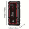 Soulor Car Jump Starter, 3000A to 6000A Portable Starter Power Supply, 2-In-1 Inflatable for All-In-One Multi-Functional Upgraded Version, 12V Quick Start Car, Suitable for All Cars, LED Emergency Lights, Compass, USB Input/Output