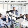 1pc Smart Glasses with Camera, 1080P HD Camera, Digital Video Recorder Camcorder Eye Protection DV Camera Glasses Video Glasses, Recording Portable Camera Ultra Clear Camera Glasses with 32/64GB Memory Card, Long-lasting Battery Life, USB Interface
