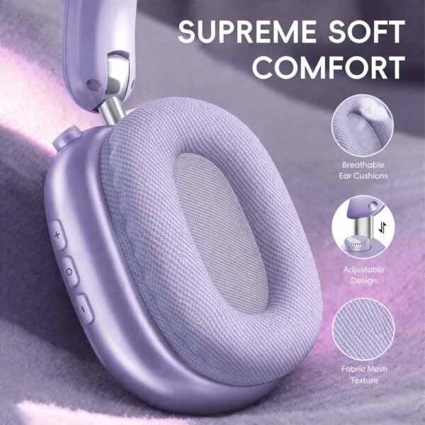 1pc Wireless Over-Ear Headphones, Noise Cancellation Headphones, USB-C Charging, Lightweight Folding, Hi-Res Audio, Compatible with IOS, Android, PC, Suitable for Travel, Work, Laptops And Phones, Gaming Headphones, Perfect for Gifts