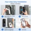 product-fancy-5ec6175c-972d-49c5-ab7b-ff579c13dee3 2pcs/1pc Smart Wireless Doorbell Camera System with Puvue App Compatible Indoor/Outdoor