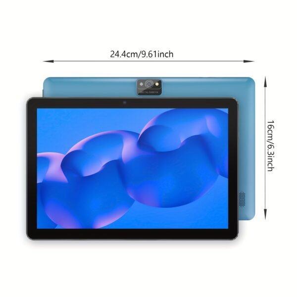 Android 13 2-in-1 Tablet with Keyboard, 4 Core Processor, 10.1 Inch, 7(3+4)GB RAM+64GB ROM, 1TB Expandable Storage, 6000mAh Battery, 5G WiFi 6, 2MP+8MP Dual Camera, 1280 * 800 FHD IPS Screen, Comes with Keyboard, Case, Stylus, And Pen.Stylus Without Electricity