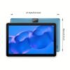 Android 13 2-in-1 Tablet with Keyboard, 4 Core Processor, 10.1 Inch, 7(3+4)GB RAM+64GB ROM, 1TB Expandable Storage, 6000mAh Battery, 5G WiFi 6, 2MP+8MP Dual Camera, 1280 * 800 FHD IPS Screen, Comes with Keyboard, Case, Stylus, And Pen.Stylus Without Electricity