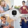 WiFi Security Camera Indoor with Night Vision, Two-Way Talk, Motion Alerts & Cloud/SD Storage Suitable for Monitor, Elderly Care, Pet Cam, Wireless Camera System with App Alerts for Home Surveillance