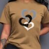 Women's Letter Graphic Print Sporty Fashion Casual Round Neck Short Sleeve T-shirt