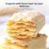 Almond-Flavored Thousand Layer Pastry, a Casual Snack, Weighing 240G (About 16 Packs)