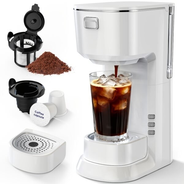 The Coffee Machine Is Fast And Convenient, Allowing You to Start Your Specialty Coffee Routine with Just One Button. Achieve Coffee Freedom At Home with Its Compact Design, Making It A Perfect Companion for Your Home Coffee Experience, Clearance Deal