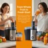 Fruit And Vegetable Centrifugal Juicer - 2-speed Adjustable Juicer with 3-inch Wide Feed Chute, Equipped with A 0.52-quart Juice Cup And A 54oz Pulp Container, Easy-to-clean Electric Juicer