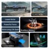 product-fancy-6f9b5391-e645-49bd-92a3-8f165ff33fcf-2 Beginner Adult 2-Camera Drone, 2.8-Inch LCD Screen, Professional Brushless Motor 270° Obstacle Avoidance, Altitude Hold 3D Flips 3 Speeds Headless Mode One-Key Takeoff/Landing, Foldable RC Quadcopter Supports 32G SD Card