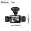 BCUOZ 360° Panoramic 3/4-Channel 1080P Full HD Ultimate Safety Dash Cam Set, 1080P Front + 720P Rear/Left/Right All-Round Coverage, 2.4" Quad-Screen Split Display, Super Night Vision, WDR, G-Sensor, Loop Recording - Auto Parts/ Car Dashboard Camera/