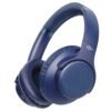 KVIDIO Bluetooth 6.0 Wireless Headphones, 65 Hours Playtime, Sealed Type, Microphone Included, Soft Earmuffs &Light Weight for Prolonged Waring for PC/Travel/School/iPad