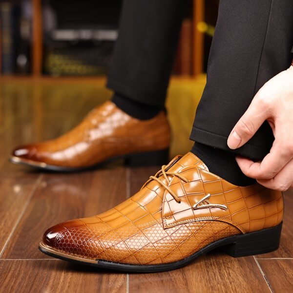 Men'S Dress Shoes New Men'S Elegant Footwear Men'S Large Size Loafers Casual Shoes Men'S Gift Pointed Toe Fashion Men'S Social Shoes Barber Shoes