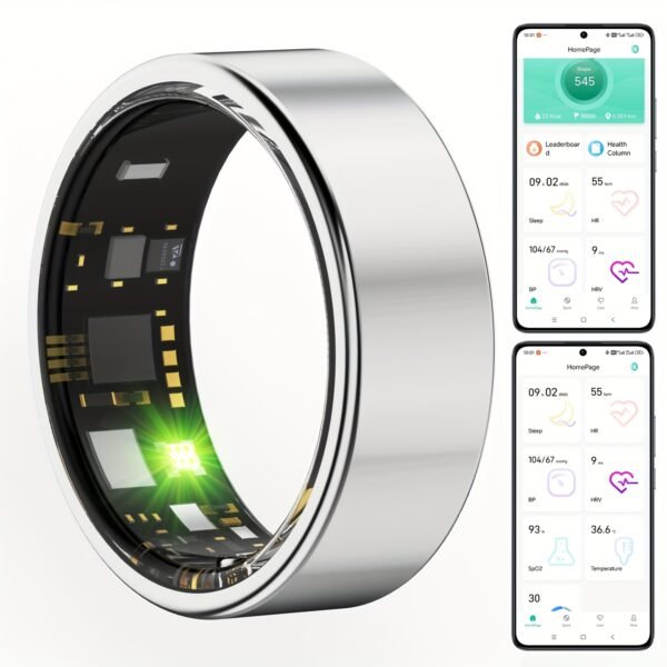 product-fancy-71038874-d1ee-4e9c-b53e-715191d32b47 Smart Ring for Women & Men, Sleep and Fitness Tracker with Step, Distance and Calorie Monitoring, Exercise Records, Remote Camera Control, IP68 Waterproof Activity Ring, Compatible with iOS & Android