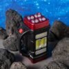 Solar & USB Rechargeable LED Lantern Flashlight, 1800Mah Nickel Battery, Tactical COB Work Light, 4 Modes, Emergency Power Bank Function, Portable for Camping IPX4 Waterproof(1/2pcs Optional)