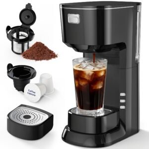 The Coffee Machine Is Fast And Convenient, Allowing You to Start Your Specialty Coffee Routine with Just One Button. Achieve Coffee Freedom At Home with Its Compact Design, Making It A Perfect Companion for Your Home Coffee Experience, Clearance Deal