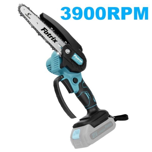 6-Inch Mini Cordless Chainsaw with Storage Case, Upgraded High-Hardness Chain, Lightweight One-Handed Electric Saw for Tree Trimming, Garden Pruning, Property Cleanup & Practical Gift for Men