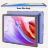 PRITOM 10.1-inch Android 14 Tablet, 4GB + 2GB+2GB Expandable RAM, 32GB ROM, 6000mAh, Quad-Core Processor, 10-inch Tablet, Android Tablet with HD IPS Screen, Camera, Wi-Fi, Tablet