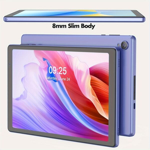PRITOM 10.1-inch Android 14 Tablet, 4GB + 2GB+2GB Expandable RAM, 32GB ROM, 6000mAh, Quad-Core Processor, 10-inch Tablet, Android Tablet with HD IPS Screen, Camera, Wi-Fi, Tablet