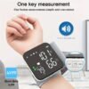 Wrist Blood Pressure Monitor – Automatic Digital BP Monitor with Adjustable Cuff, Large LCD Display, Pulse Rate & Irregular Heartbeat Detection, Portable Home Use Blood Pressure Machine for Seniors and Adults