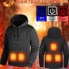 Men'S 5-Zone Heated Hooded Sweatshirt & Suit, Heated Coat, Heated Hoodie, Heated Vest Men, Mens Hoodies, Winter Coats For Men, Winter Gear, Heated Clothes, Heated Sweatshirt, Heating Coat, Winter Camping, Heating Vest, Heated Suit, Heating Clothes