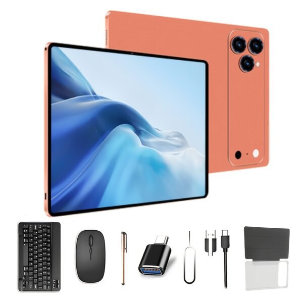 product-fancy-83058980-0e05-4d41-8e34-700cdaf0171e 2026 Business Tablet, 2-in-1 Device, 10.1-inch HD Display, Android 15, 8 GB (4+4) RAM, 128 GB Storage, Supports Keyboard And Mouse Connectivity (included), Dual-band Wi-Fi, 6000 MAh Battery, Lightweight And Portable, Ideal For Business Travel And Of