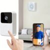 Wireless Video Doorbell with Two-Way Communication, Wi-Fi Connectivity, High Definition, Night Vision Capabilities, Remote Control Via App, Easy Setup, And HD Cameras for Home Security