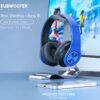 B39 Wireless Headphones, Over-Ear Headset with Microphone, Noise Cancellation, Foldable Lightweight Design, Deep Bass