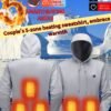 Men'S 5-Zone Heated Hooded Sweatshirt & Suit, Heated Coat, Heated Hoodie, Heated Vest Men, Mens Hoodies, Winter Coats For Men, Winter Gear, Heated Clothes, Heated Sweatshirt, Heating Coat, Winter Camping, Heating Vest, Heated Suit, Heating Clothes