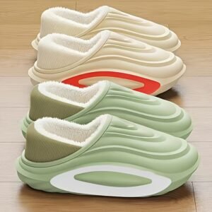 Unisex Comfortable Slippers | Soft and Comfortable with a Quiet Soft Sole, Suitable for Both Indoor and Outdoor Wear, Can Be Worn in Spring, Autumn, and Winter, Unisex Design, Solid Color with Plush Lining, Comfortable Fit, Available in Multiple