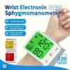 Wrist Blood Pressure Monitor – Automatic Digital BP Monitor with Adjustable Cuff, Large LCD Display, Pulse Rate & Irregular Heartbeat Detection, Portable Home Use Blood Pressure Machine for Seniors and Adults