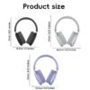 1pc Wireless Over-Ear Headphones, Noise Cancellation Headphones, USB-C Charging, Lightweight Folding, Hi-Res Audio, Compatible with IOS, Android, PC, Suitable for Travel, Work, Laptops And Phones, Gaming Headphones, Perfect for Gifts