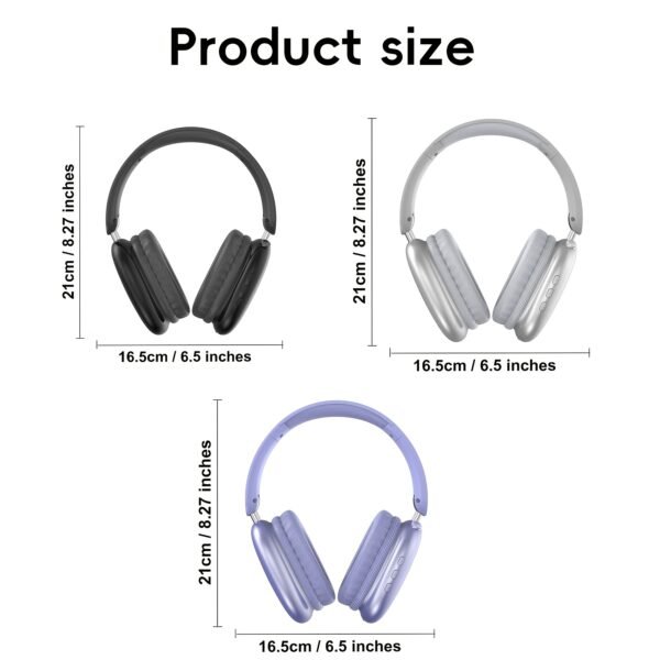 1pc Wireless Over-Ear Headphones, Noise Cancellation Headphones, USB-C Charging, Lightweight Folding, Hi-Res Audio, Compatible with IOS, Android, PC, Suitable for Travel, Work, Laptops And Phones, Gaming Headphones, Perfect for Gifts