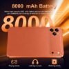 2026 New Design Tablet, 2-In-1 10.1-Inch HD Screen, Android 15 System, 8GB (4+4GB) RAM, 128GB Storage, Keyboard And Mouse Support (Included), Dual-Band Wifi, 8000Mah Battery, Lightweight And Portable, Tablet, Pad, Tablet, Pad