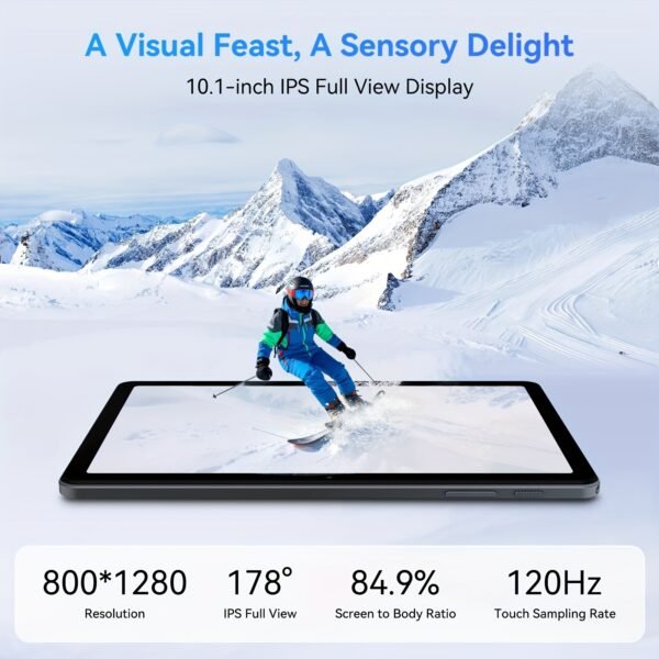 Android 15 Tablet Latest Tablets, 10.1 Inch Tablet 8GB RAM 128GB ROM, 8000Mah Battery 2 In 1 Tablet With Keyboard, Case, Stylus, Tablet PC, 5G Wifi, 5MP+16MP Dual Camera, 1280 * 800 FHD IPS Screen, Tablet, Pad, Tablet, Pad