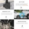 1080P HD Front And Cabin Dual-Camera Dash Cam, Equipped with 2-Inch IPS Screen, 170° Front Wide Angle And 140° Rear Wide Angle, ADAS Driving Assistance, G-Sensor, Loop Recording, Night Vision, 24-Hour Parking Mode - Sd Card Not Included