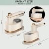 Travel Steam, Foldable Electric, Mini Handheld Portable 180 ° Rotating Clothing Steamer, Household Mini Ironing Tool