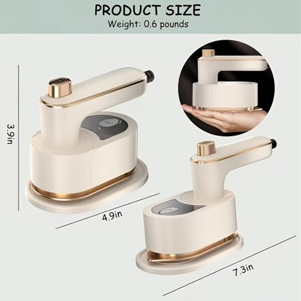 Travel Steam, Foldable Electric, Mini Handheld Portable 180 ° Rotating Clothing Steamer, Household Mini Ironing Tool