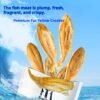 Premium Yellow Fish Crisps - 5 Pack (30g Each) | Crispy Whole Fish Snacks | Ready-to-Eat Asian Seafood Treat