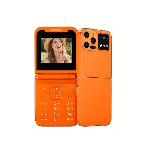 The 2025 New Flip Phone Only Supports 1350mAh Battery Life And A Powerful Flashlight! Dual-card Anti-disconnection FM Radio