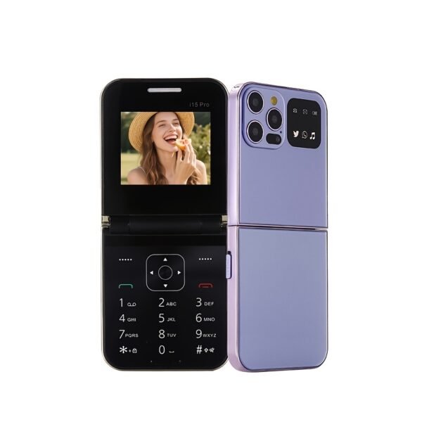 The 2025 New Flip Phone Only Supports 1350mAh Battery Life And A Powerful Flashlight! Dual-card Anti-disconnection FM Radio