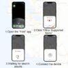 2pcs Mini GPS Tracker - No Monthly Fee, Real-Time Locator, IOS Only, Easy to Install for Trucks, SUVs, And Other Vehicles, Battery-Free Operation, Durable Construction, GPS Tracker for Cars, Tracking Device, Tra, Christmas Gifts