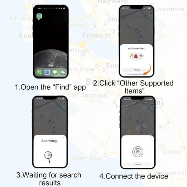 2pcs Mini GPS Tracker - No Monthly Fee, Real-Time Locator, IOS Only, Easy to Install for Trucks, SUVs, And Other Vehicles, Battery-Free Operation, Durable Construction, GPS Tracker for Cars, Tracking Device, Tra, Christmas Gifts