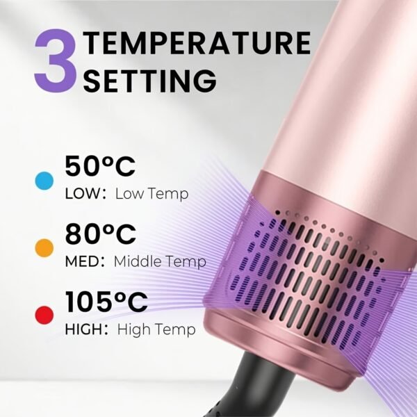 Air Styler Set Hair Styler 5in 1 Hair Dryer Brush with Curl, Straighten, Volumise, Smooth And Hair Dryer Brushes for Styling, Hot Hair Styler for All Hair
