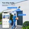 1/2pcs Smart WiFi Bulb /Outdoor, 1440P HD 360° Panoramic Surveillance, Motion Detection Alarm with Two-Way Talk, Night Vision, - Plug & Play Bulb for Home/Hospital/Store Monitoring (App-Control