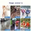 10pcs Lightweight Waterproof Shoe Sleeves Disposable Covers Hiking Save Your Shoes Blue Or White