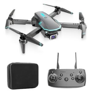 TONG LI Remote Control Airplane for Adults, Portable Foldable Quadcopter Drone, No Camera/Single Camera/Dual Camera Options, Gift, HD Aerial Photography, Headless Mode, 3D Flips, Electronic Gyro Stabilization, Gesture Selfie, Waypoint Flight, One-Key