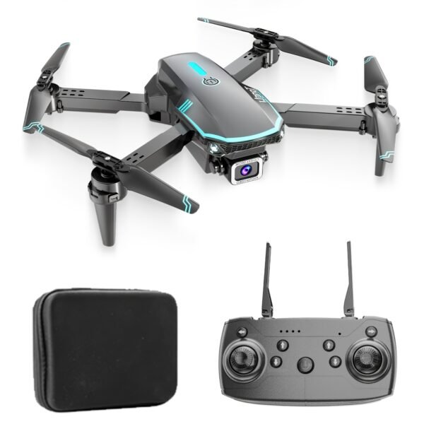 TONG LI Remote Control Airplane for Adults, Portable Foldable Quadcopter Drone, No Camera/Single Camera/Dual Camera Options, Gift, HD Aerial Photography, Headless Mode, 3D Flips, Electronic Gyro Stabilization, Gesture Selfie, Waypoint Flight, One-Key