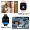 1.83-Inch Full Touch Silicone Strap Smart Sports Watch, Unisex Fitness Outdoor Pedometer, Multiple Watch Faces Available, Wireless Call, Multiple Sports Modes, Remote Camera, Alarm Function, TFT Display, Equipped with 260Mah Battery