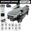 TONG LI Remote Control Airplane for Adults, Portable Foldable Quadcopter Drone, No Camera/Single Camera/Dual Camera Options, Gift, HD Aerial Photography, Headless Mode, 3D Flips, Electronic Gyro Stabilization, Gesture Selfie, Waypoint Flight, One-Key