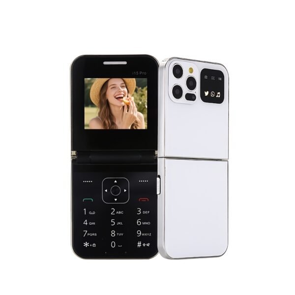 The 2025 New Flip Phone Only Supports 1350mAh Battery Life And A Powerful Flashlight! Dual-card Anti-disconnection FM Radio